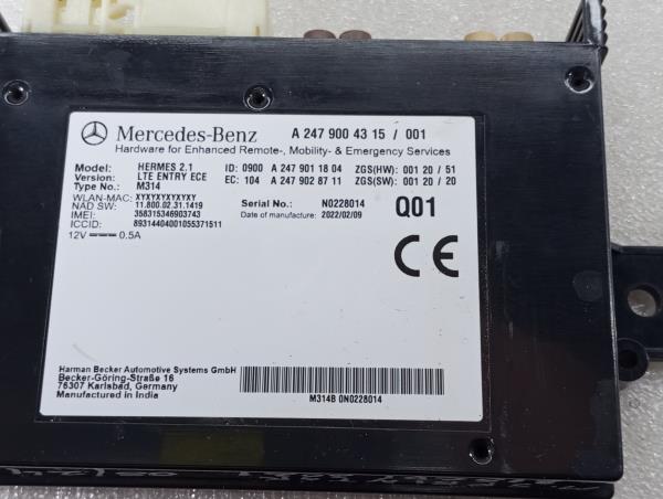 Botão / interruptor electromecânico / relé MERCEDES-BENZ Sprinter 3,5-t (907, 910) Imagem-2