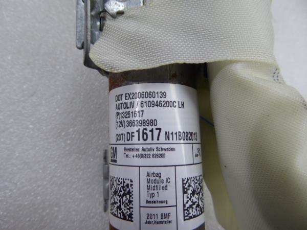 Airbag cortina esquerdo OPEL Astra J Sports Tourer Imagem-5