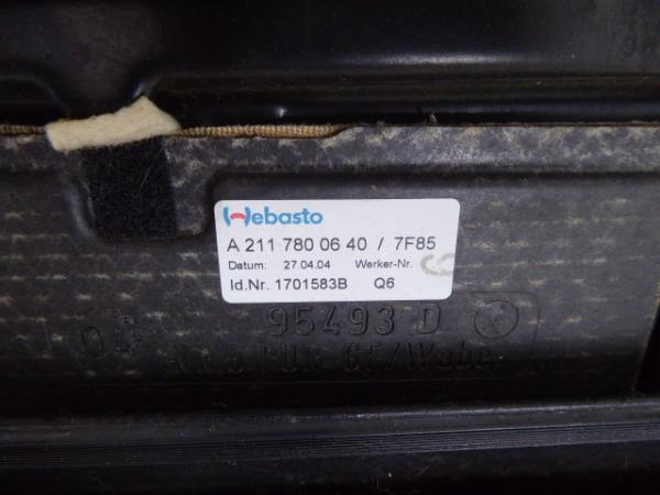 Teto de abrir MERCEDES-BENZ Classe E (W211) Imagem-6