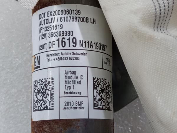 Airbag cortina esquerdo OPEL Astra J Imagem-4