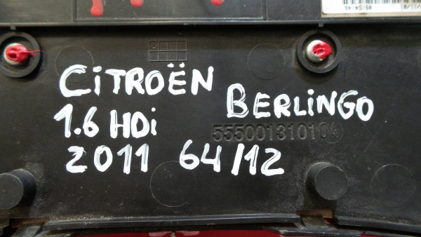 Compteur de vitesse CITROËN Berlingo Van (B9)
