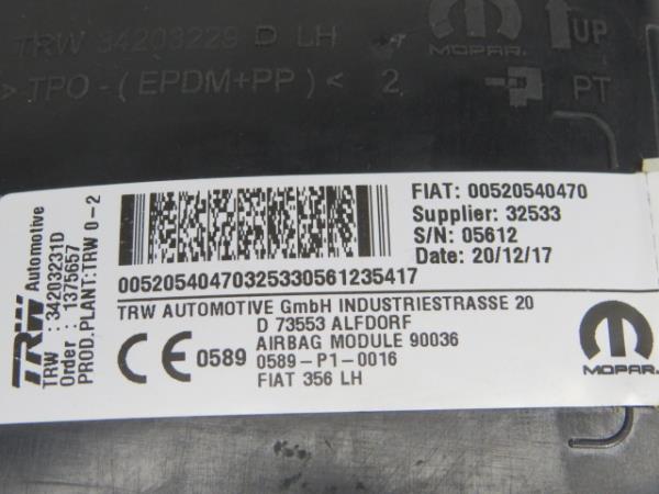 Airbag Guache FIAT Tipo Wagon (358_) Imagem-4