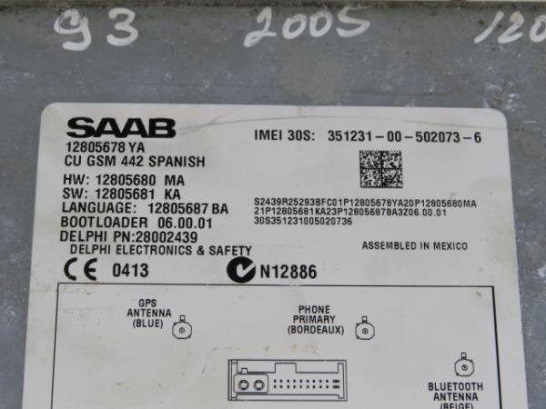 Modulo generico SAAB 9-3 Station Wagon (YS3F) Imagem-4