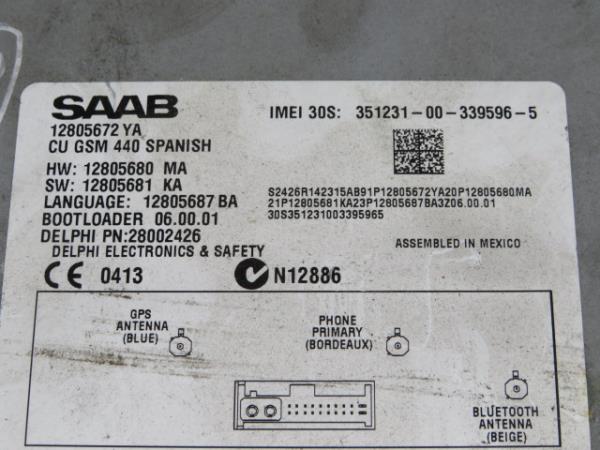Module générique SAAB 9-3 Sedan (YS3F) Imagem-4