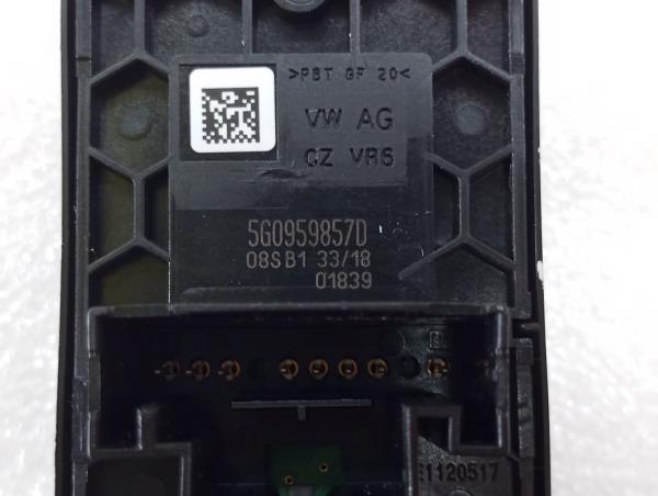 Comando / botão / interruptor vidros frente esquerdo SKODA Kodiaq (NS7) Imagem-4