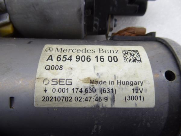 Starter Motor MERCEDES-BENZ Sprinter 3,5-t (907, 910) Imagem-4
