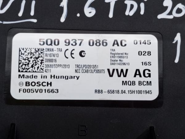 Módulo de confort VOLKSWAGEN Golf VII Variant (BA5, BV5) Imagem-3