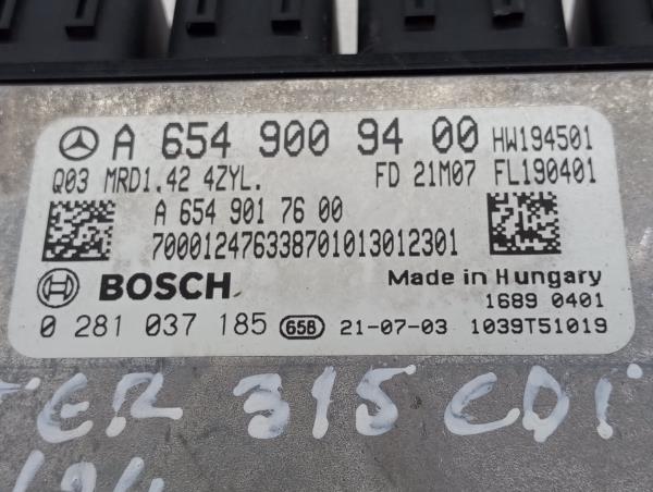 Engine control unit / ECU MERCEDES-BENZ Sprinter 3,5-t (907, 910) Imagem-4