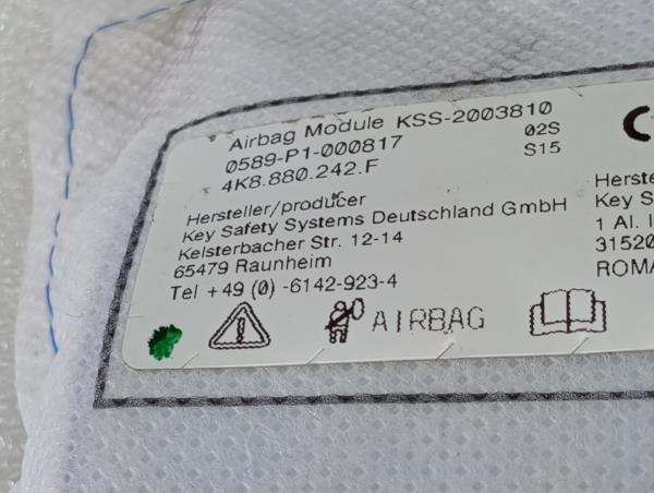 Right Seat Airbag AUDI A6 (4A2, C8) Imagem-6