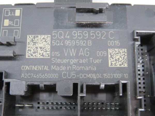 Modulo / Centralina porta anteriore destra VOLKSWAGEN Golf VII Variant (BA5, BV5) Imagem-2