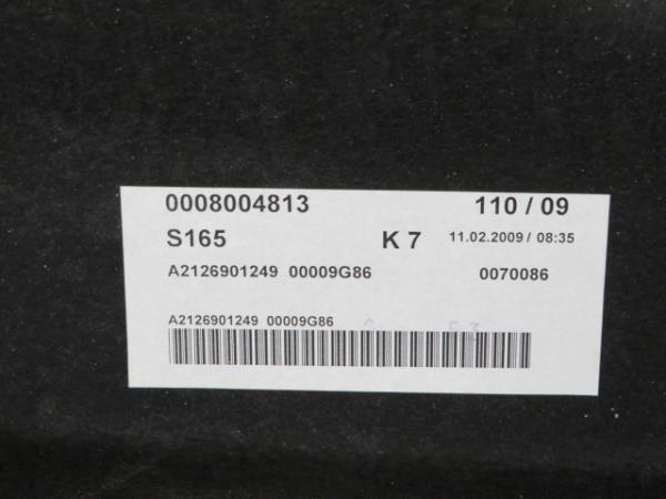 Rear Parcel shelf / trunk cover MERCEDES-BENZ Classe E (W212) Imagem-2