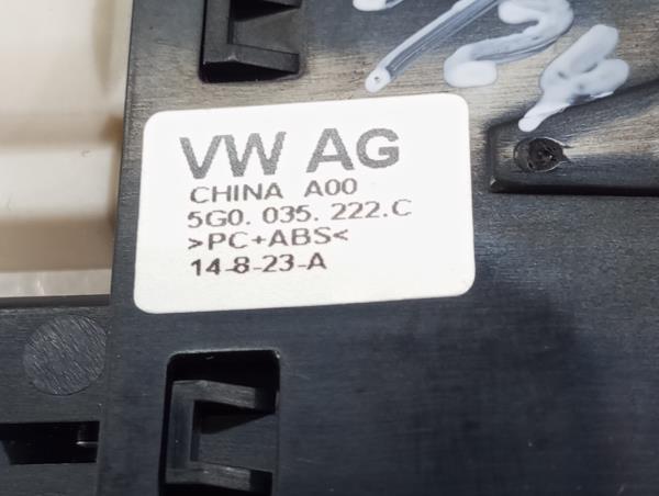 Botón / interruptor electromecánico VOLKSWAGEN Golf VII Variant (BA5, BV5) Imagem-4