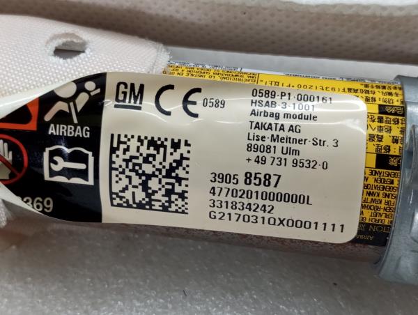 Airbag cortina esquerdo OPEL Astra K Sports Tourer Imagem-2