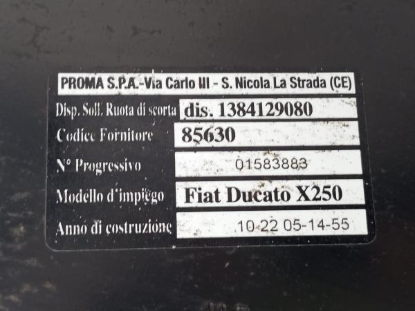 Supporto ruota di scorta FIAT Ducato (250_, 290_) Imagem-3
