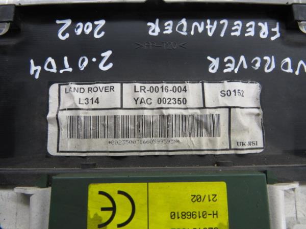 Instrument cluster LAND ROVER Freelander (L314) Imagem-4