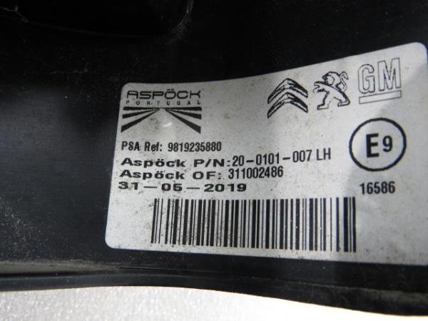 Left Tail light OPEL Combo Furgão/Combi (X19) Imagem-4