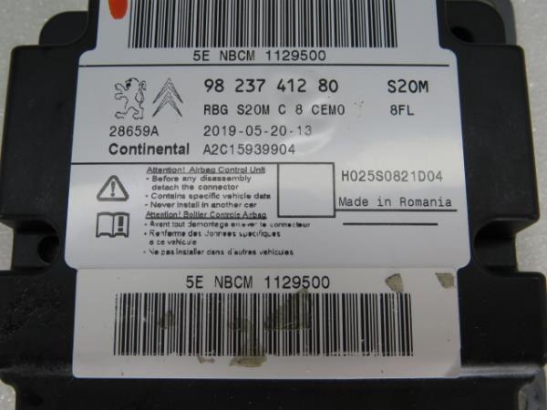 Airbag control unit / ECU Airbag OPEL Combo Furgão/Combi (X19) Imagem-3