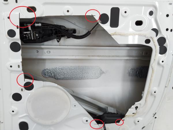 Right Sliding Door OPEL Combo Furgão/Combi (X19) Imagem-4