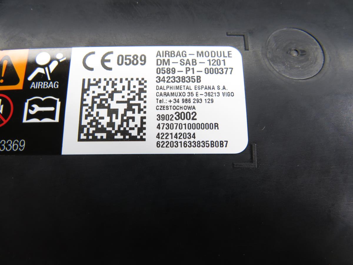 Right Seat Airbag OPEL Astra K Sports Tourer Imagem-3