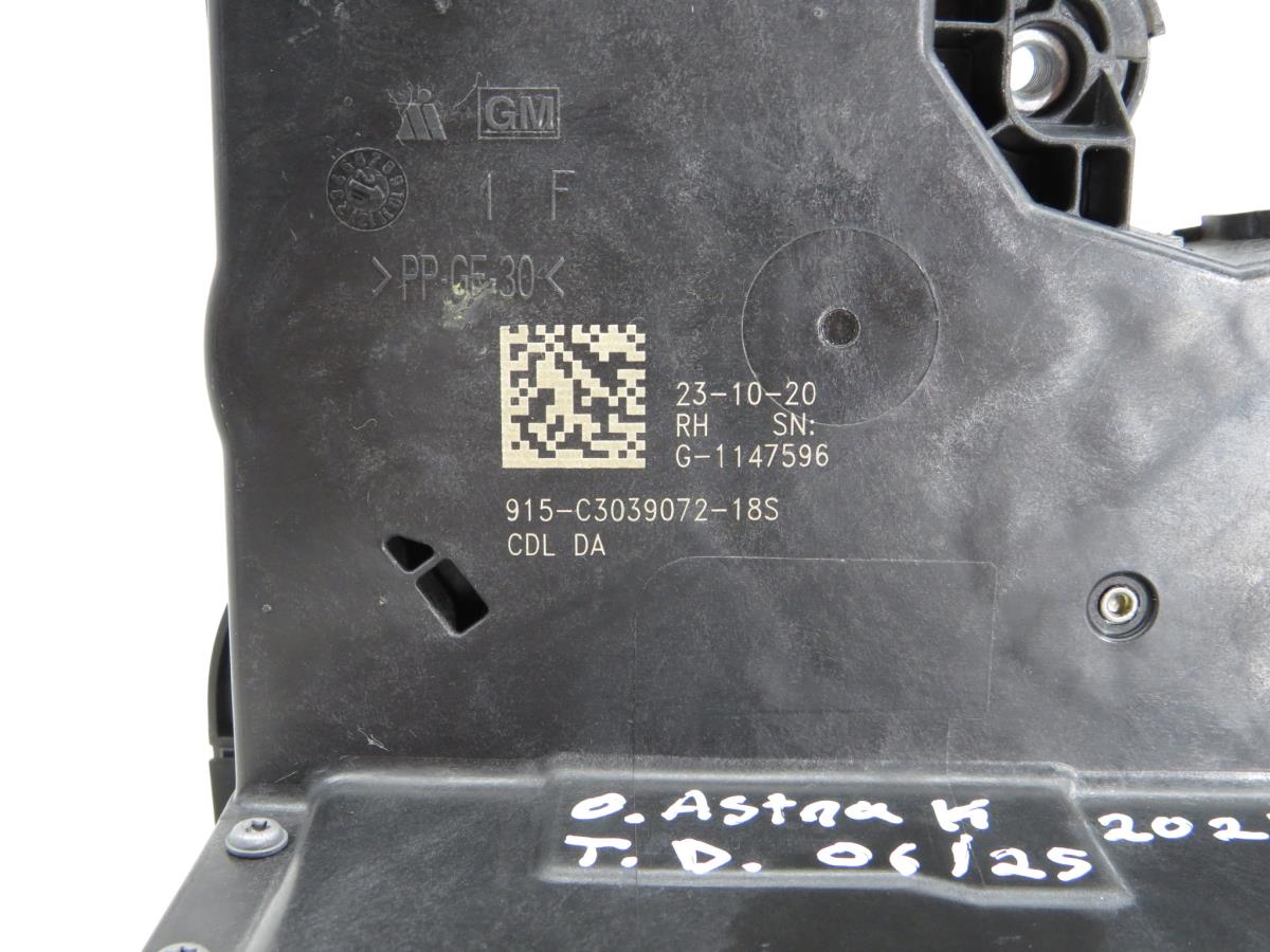 Rear Right Door Lock OPEL Astra K Sports Tourer Imagem-3