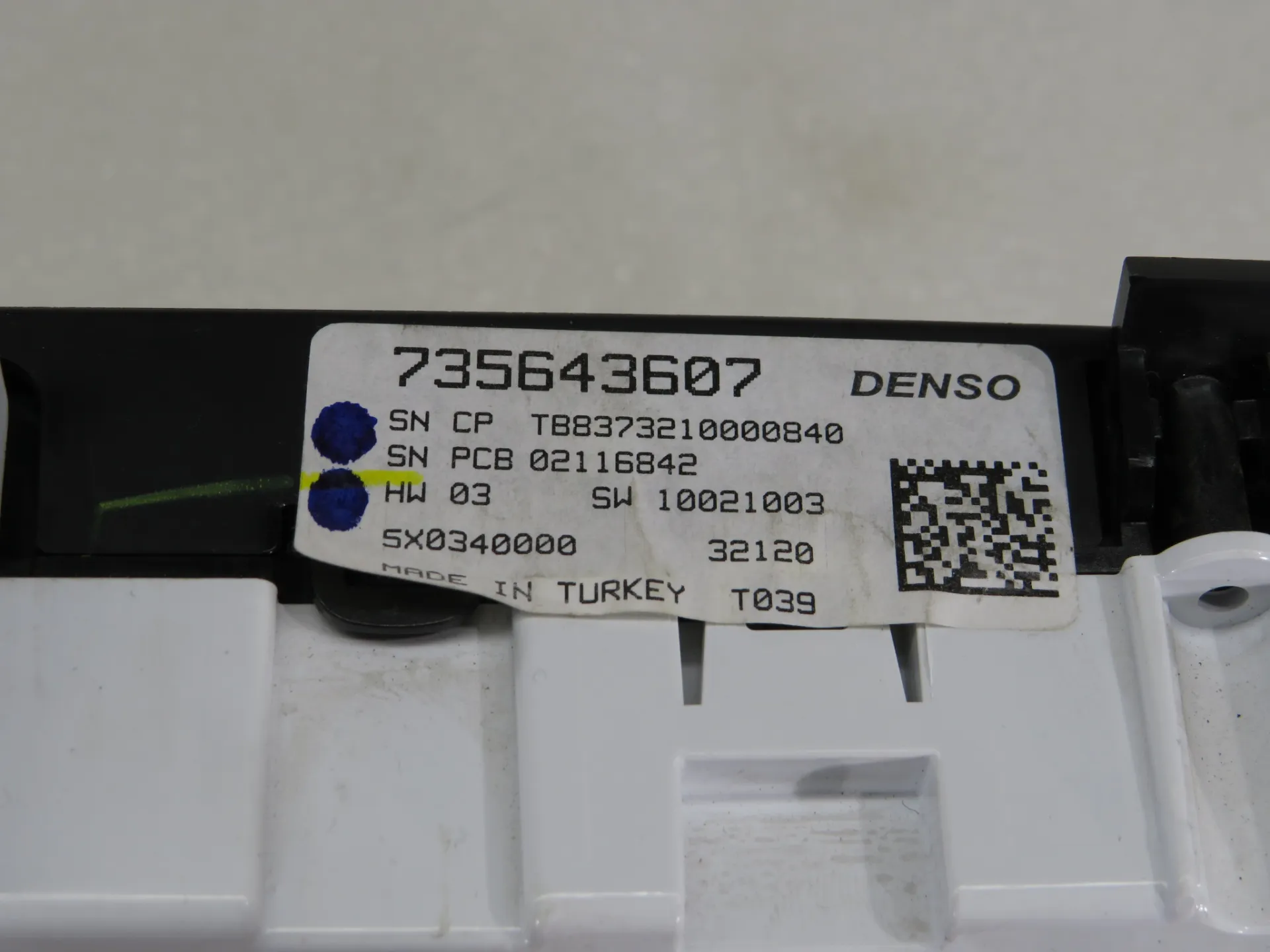 Comando chauffage / sofagem FIAT Tipo Hatchback (357_) Imagem-6