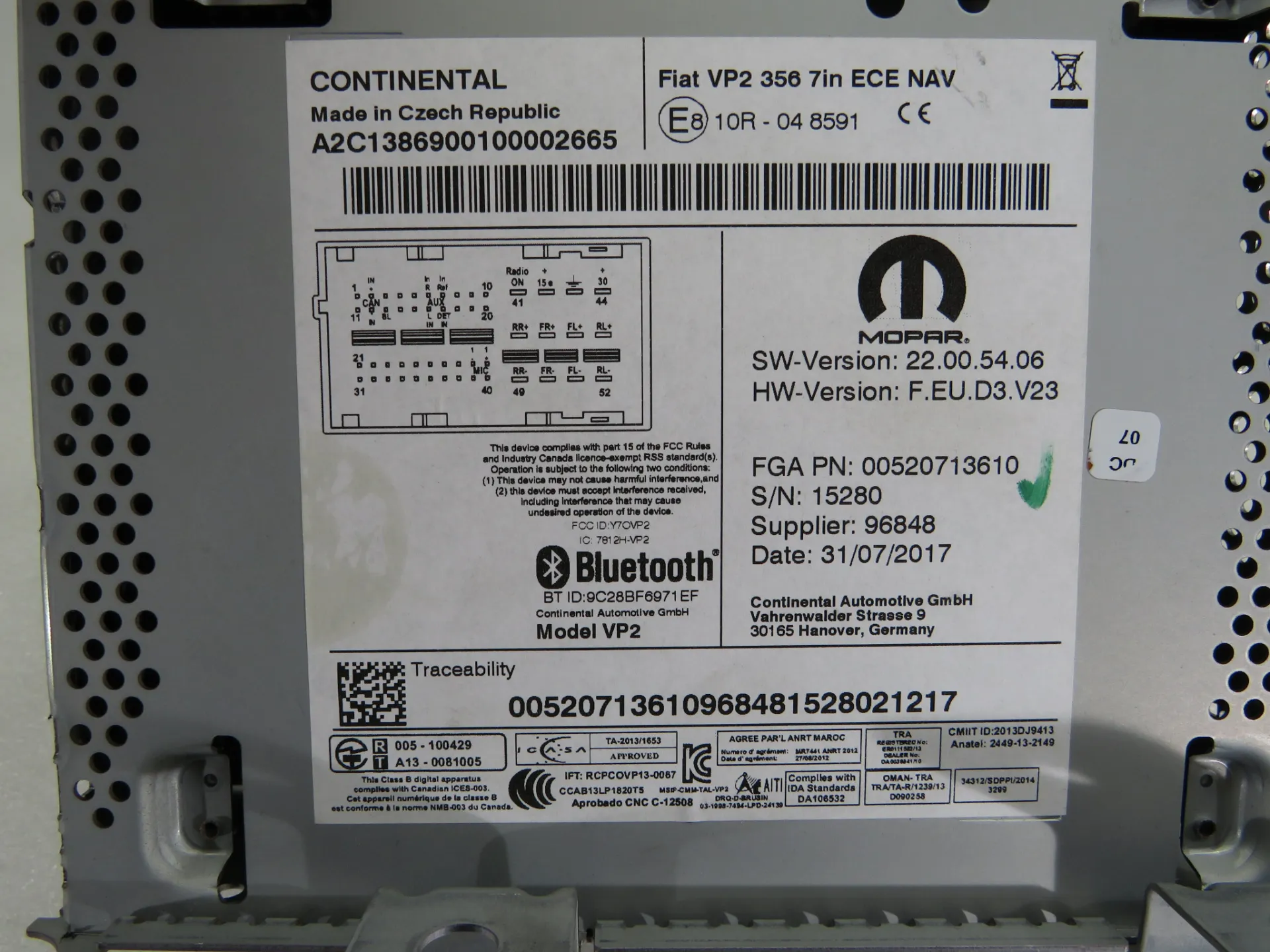 Radio / Autoradio FIAT Tipo Wagon (358_) Imagem-3