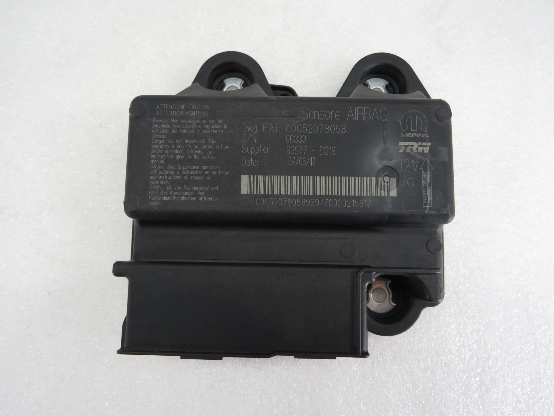 Centralita airbag FIAT Tipo Wagon (358_)