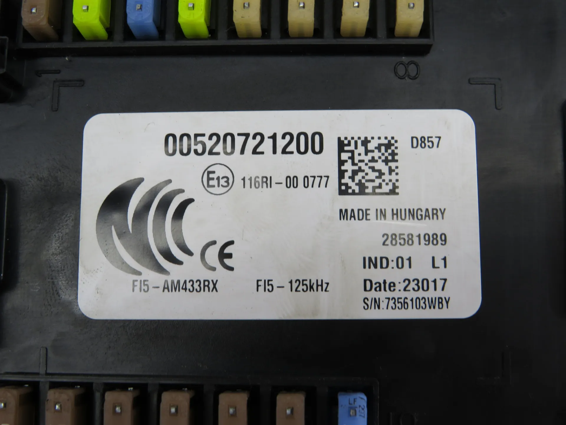 Scatola fusibili / SAM / BSI FIAT Tipo Wagon (358_) Imagem-2