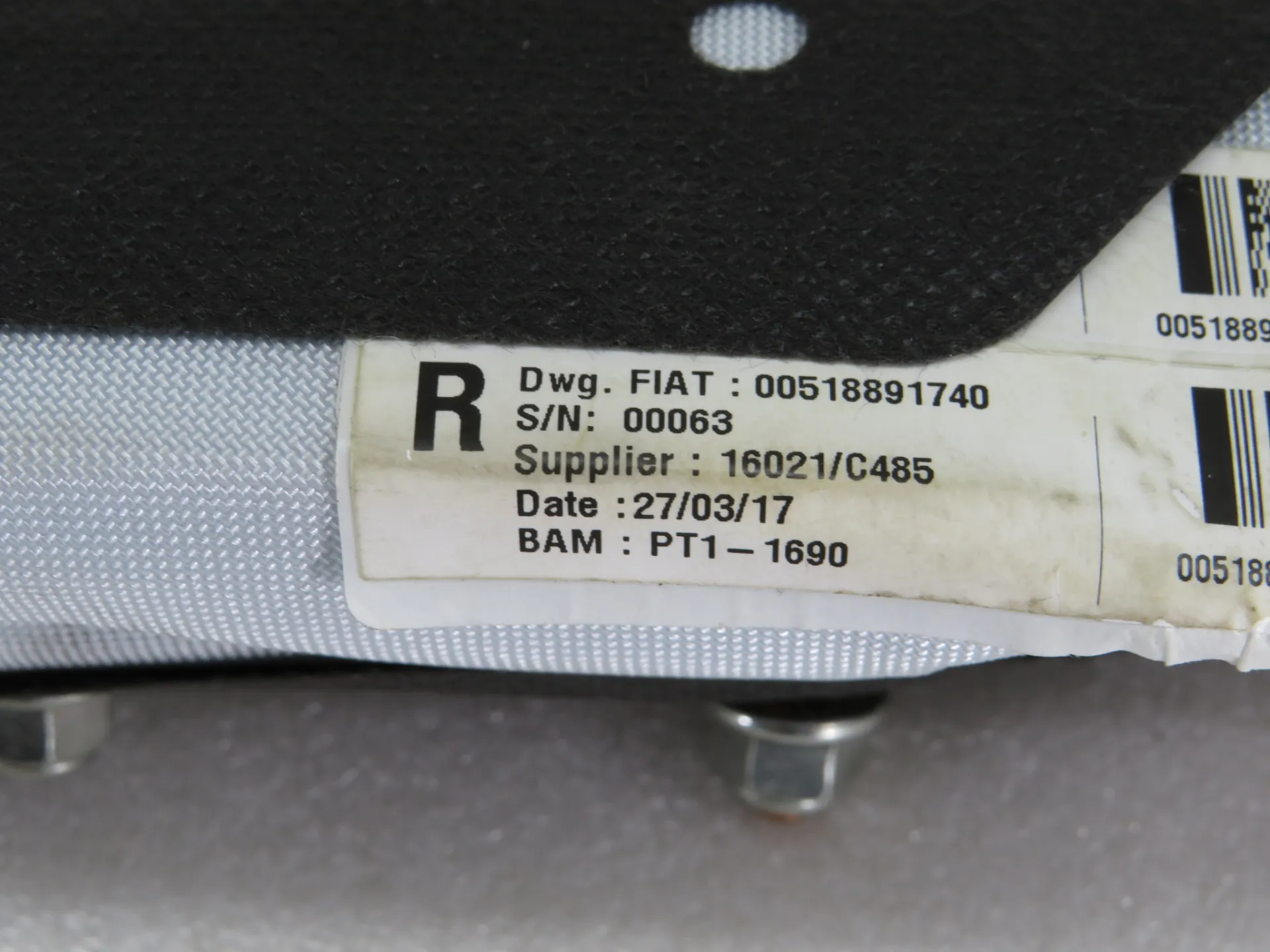 Airbag Destro FIAT 500L (351_, 352_) Imagem-3