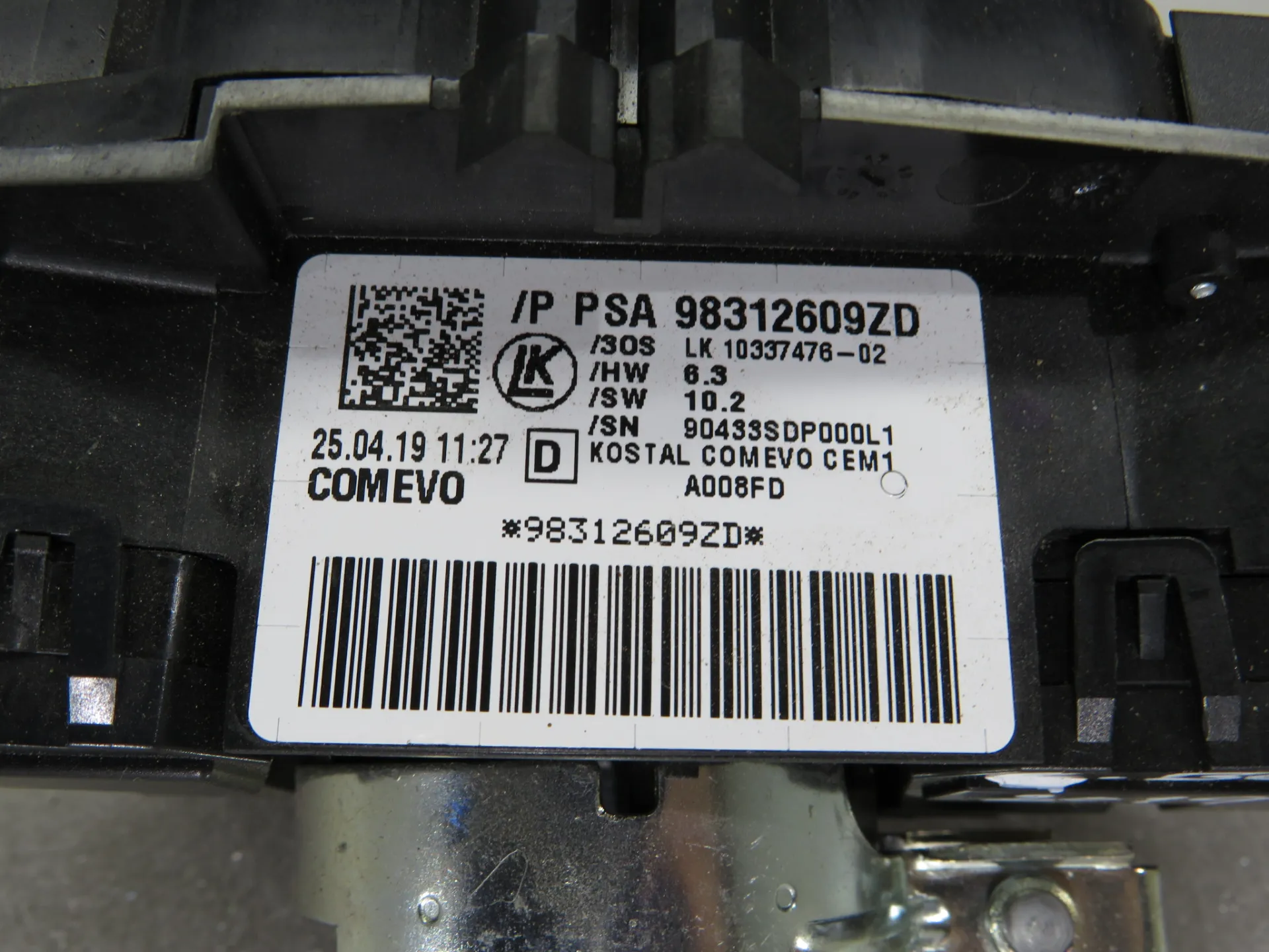 Mando de luces y limpia parabrisas CITROËN Berlingo Van (K9) Imagem-7