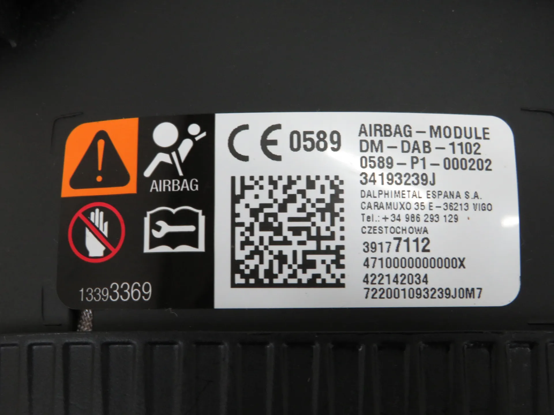 Airbag Kit OPEL Astra K Sports Tourer Imagem-4