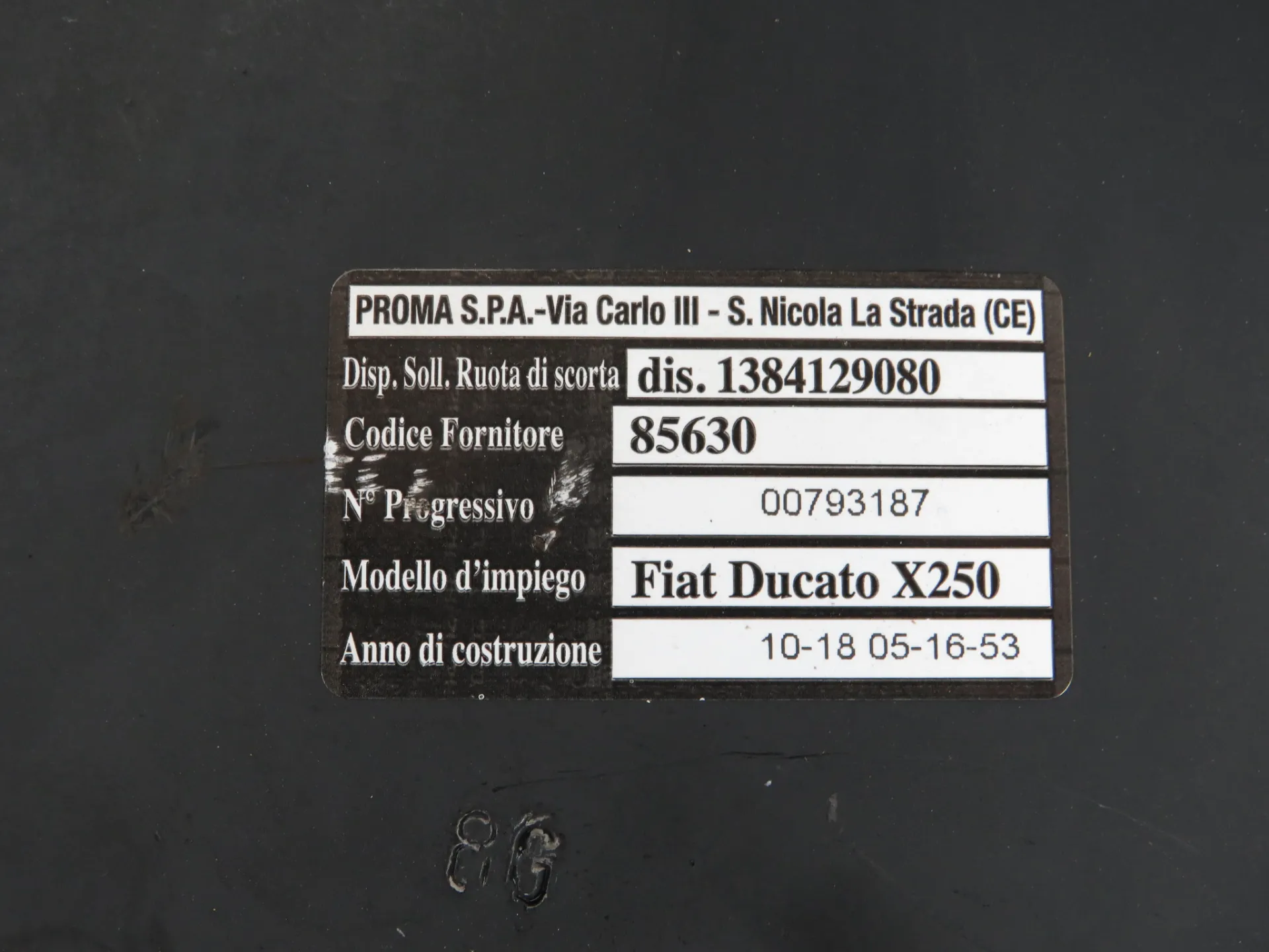 Reserveradhalter / Ersatzradhalter  FIAT Ducato (250_, 290_) Imagem-3