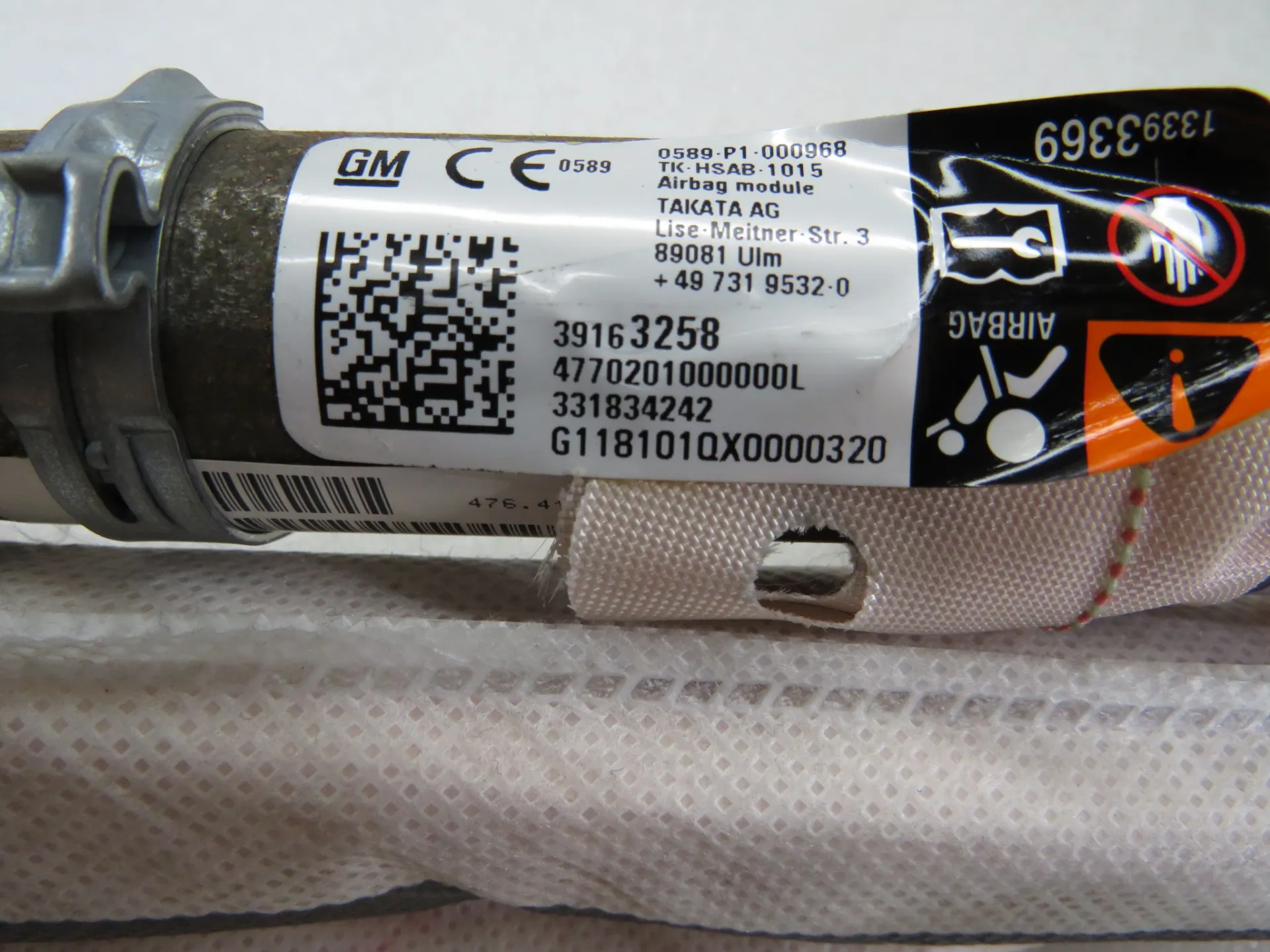 Airbag cortina esquerdo OPEL Astra K Sports Tourer Imagem-3