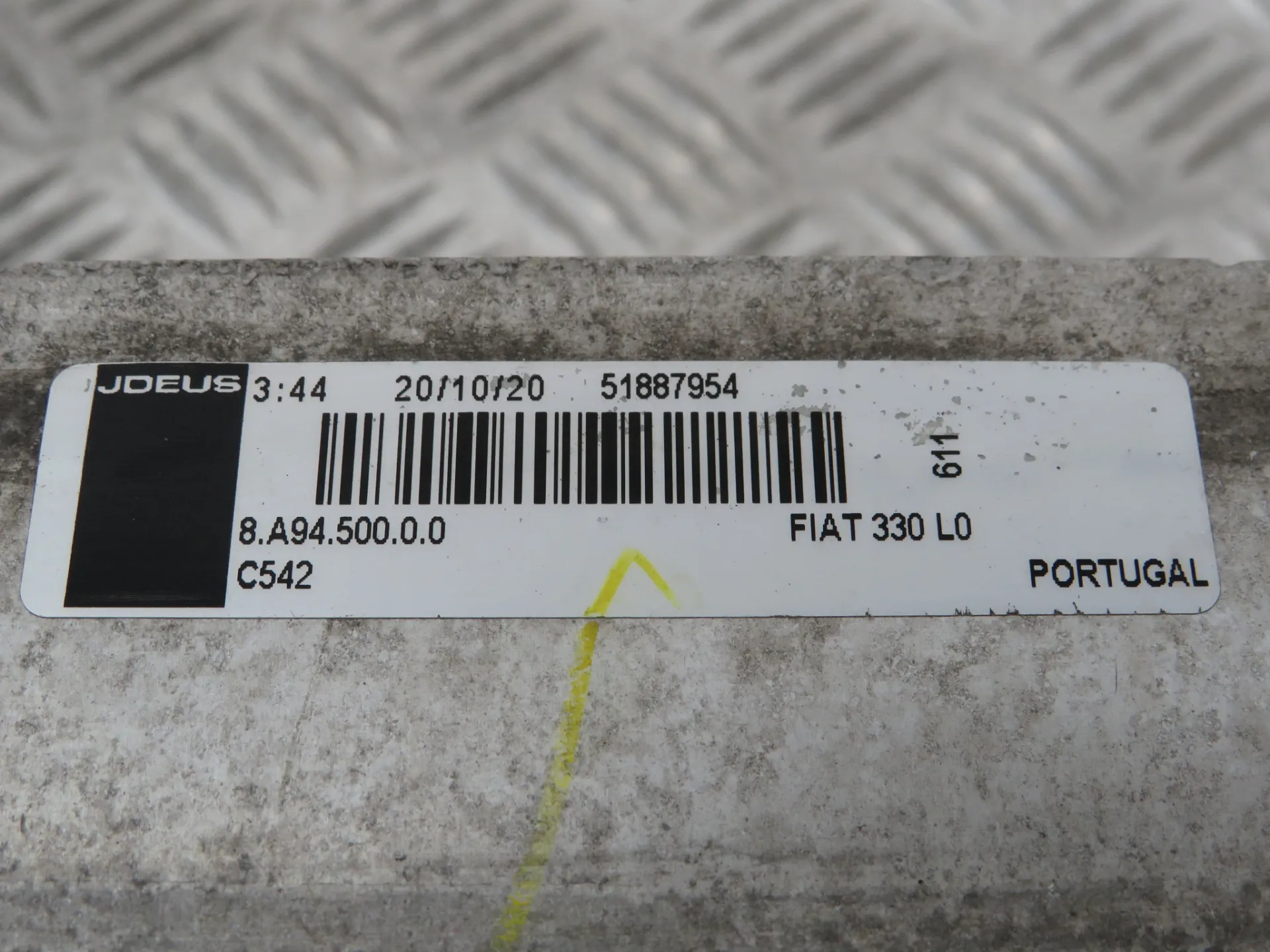 Radiateur d'intercooler FIAT Tipo Hatchback (357_) Imagem-3