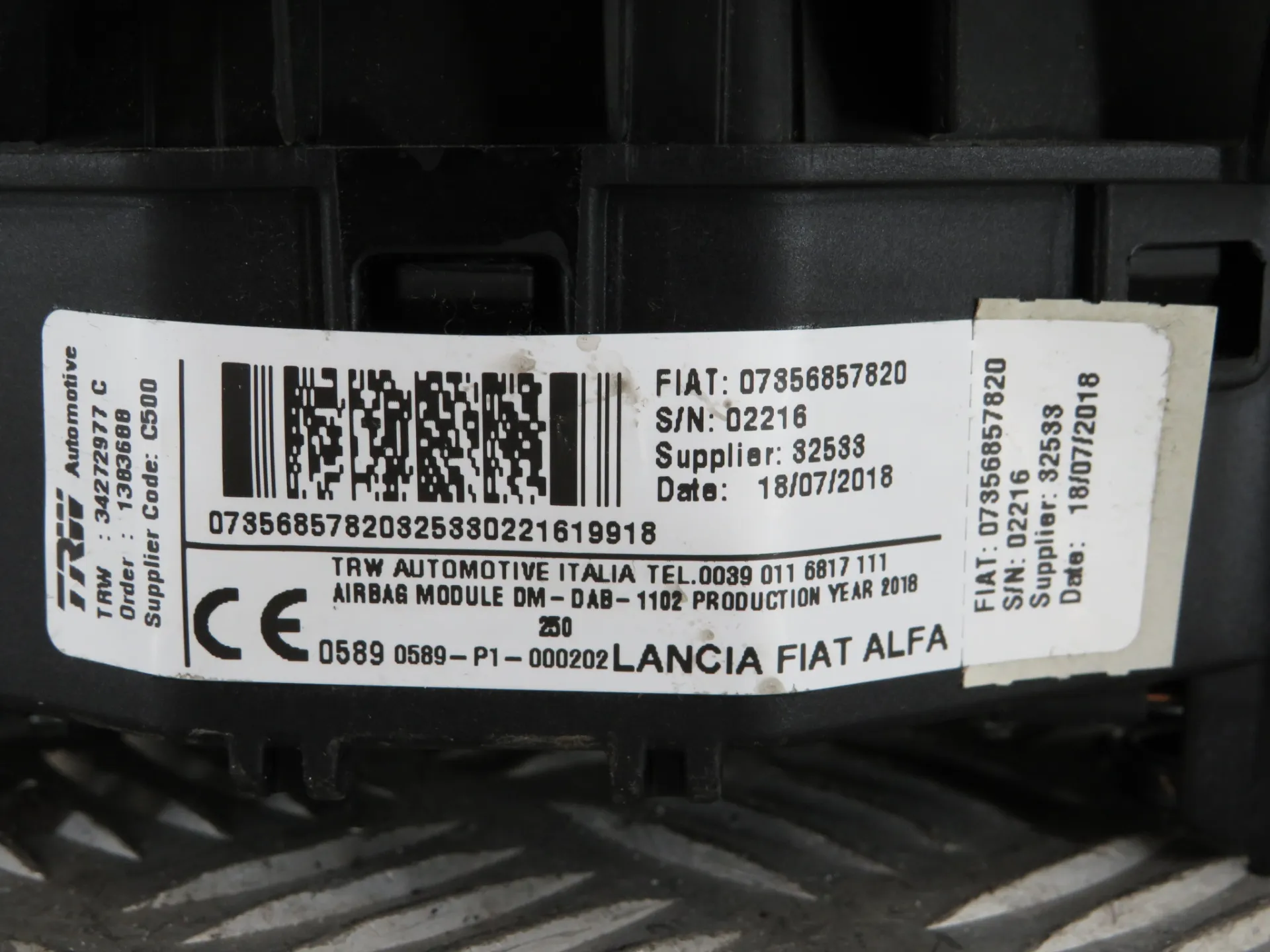 Airbag du Volant FIAT Ducato (250_, 290_) Imagem-2