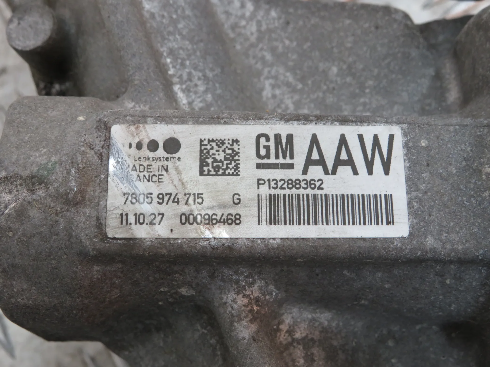 Steering box OPEL Astra J GTC Imagem-4