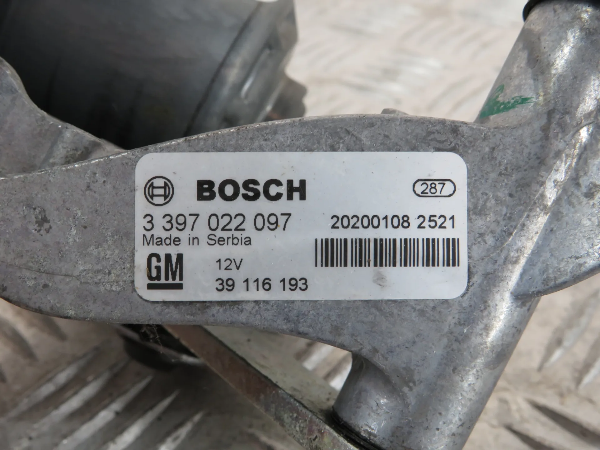 Front Wiper Motor OPEL Astra K Sports Tourer Imagem-2