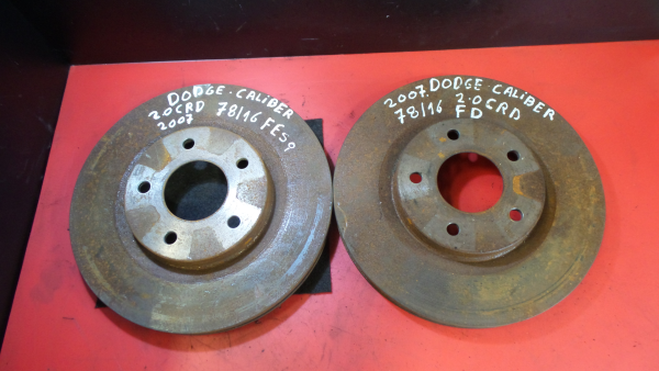 Disco de freno delantero derecho DODGE Caliber