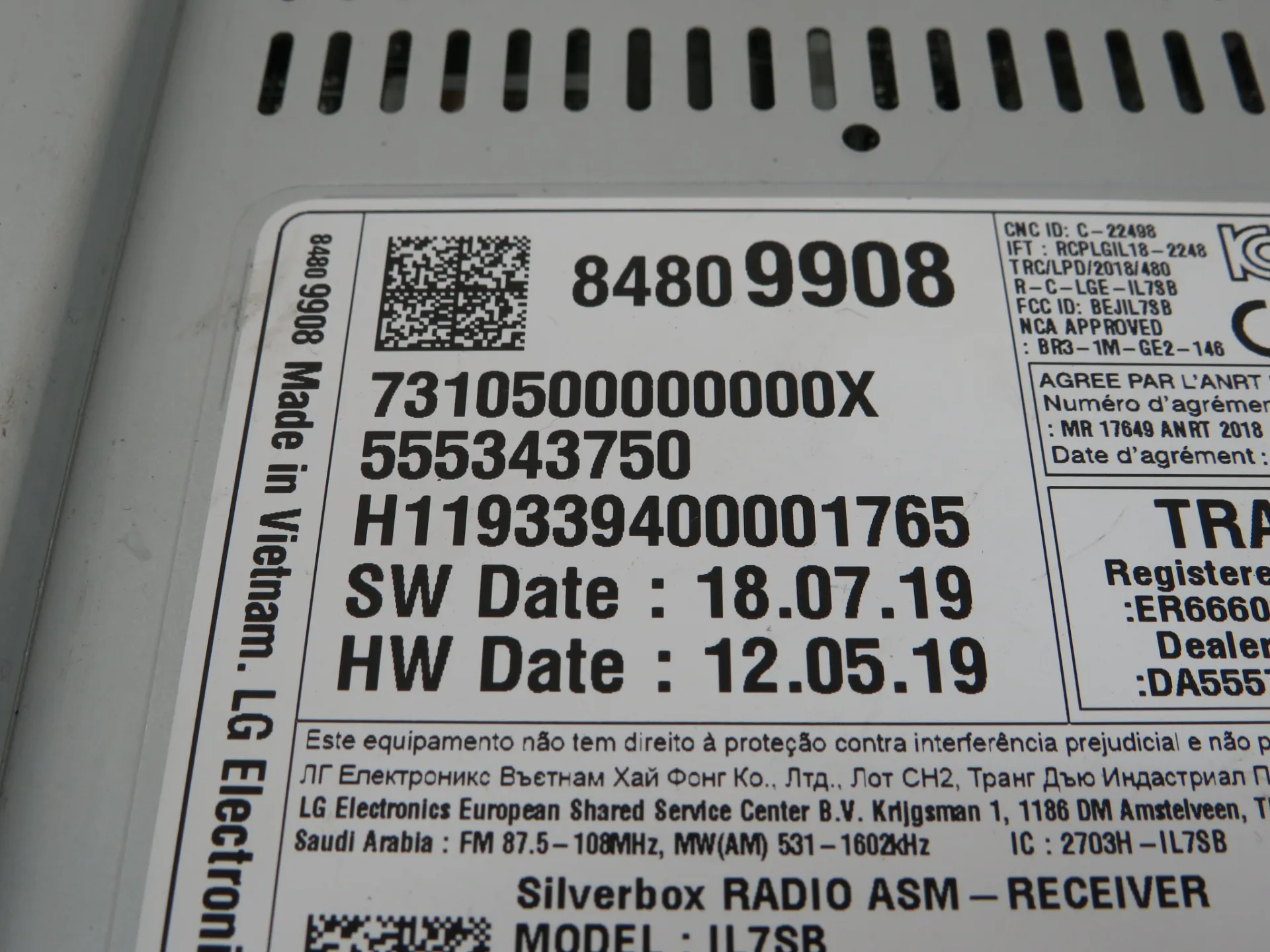 Radio / autorradio OPEL Astra K Sports Tourer Imagem-3