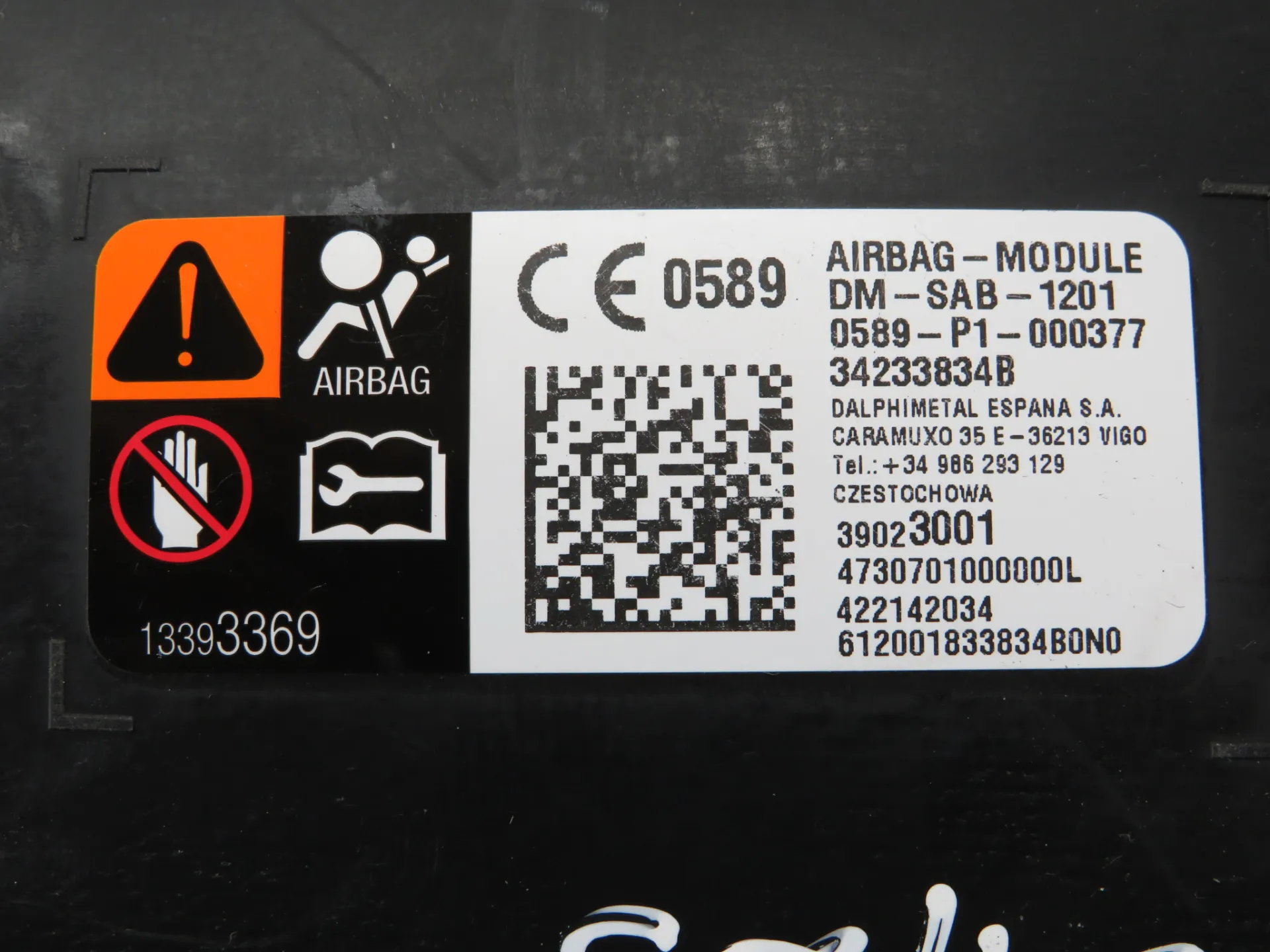 Airbag Links OPEL Astra K Sports Tourer Imagem-3