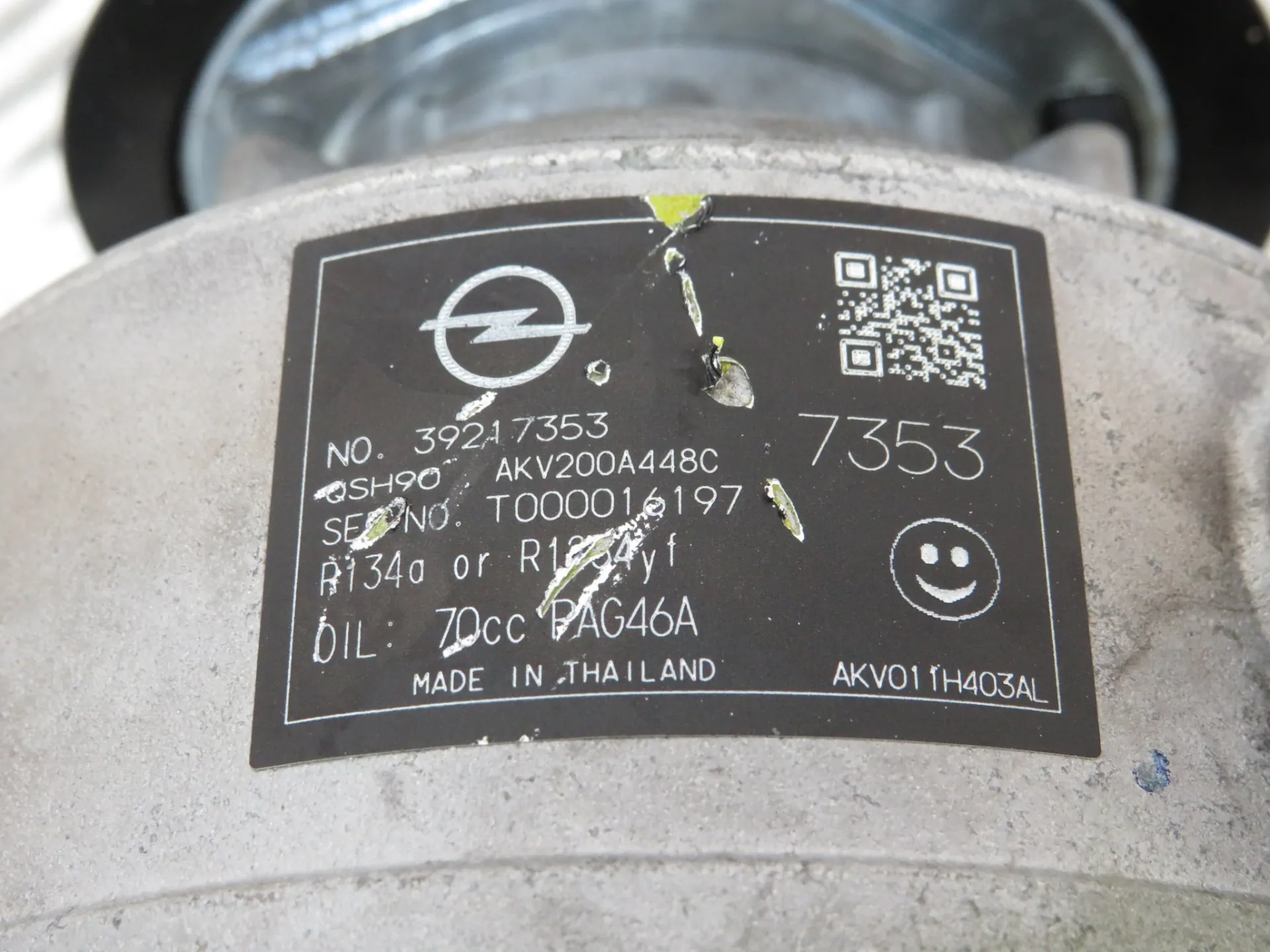 AC compressor OPEL Astra K Sports Tourer Imagem-3