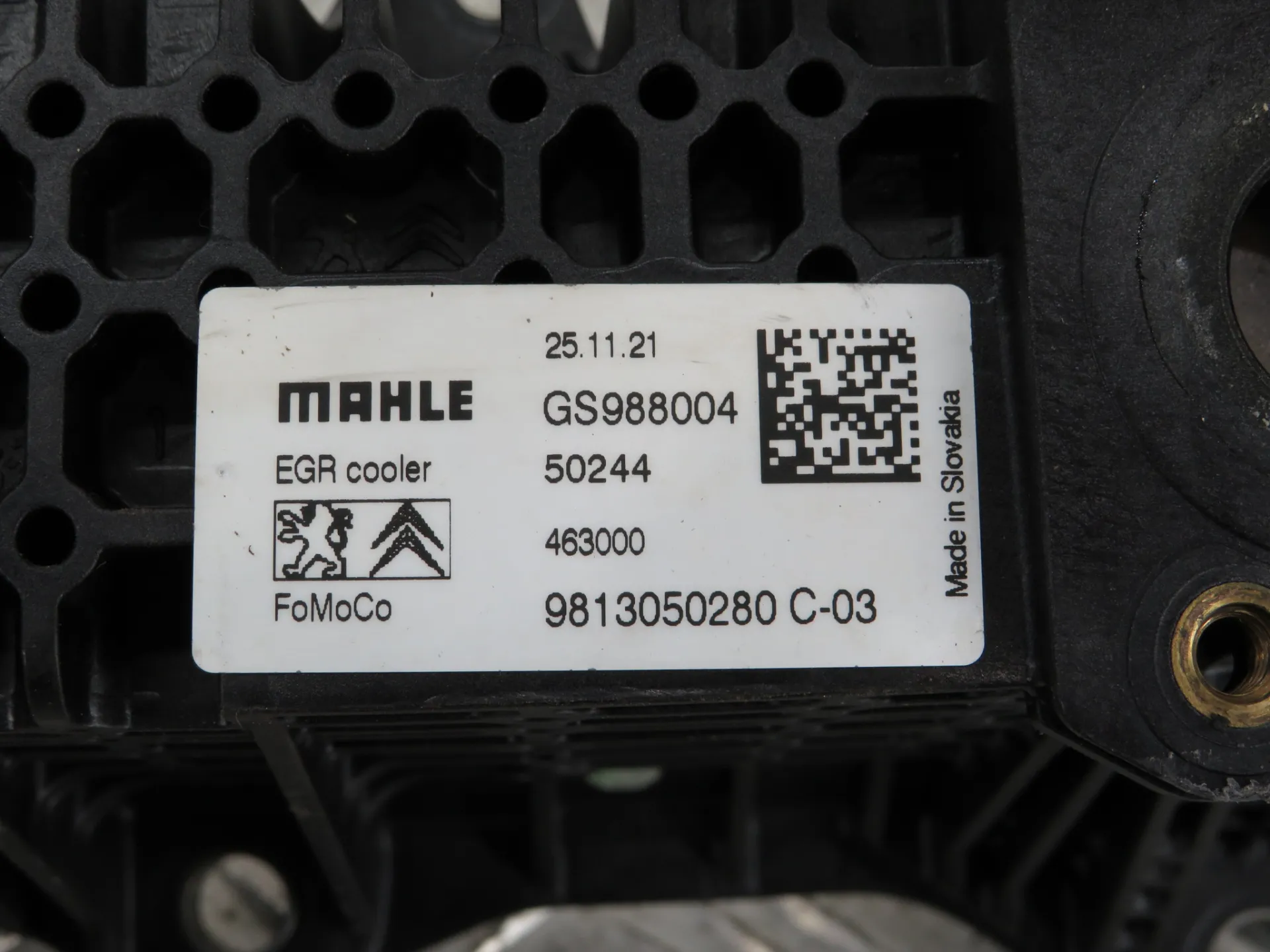 Radiador de gases / EGR CITROËN C3 III (SX) Imagem-4