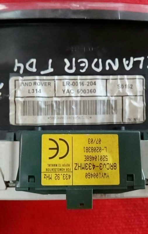 Instrument cluster LAND ROVER Freelander (L314) Imagem-2