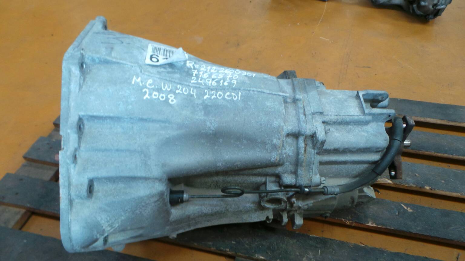 Manual gearbox MERCEDES-BENZ Classe C (W204) Imagem-1