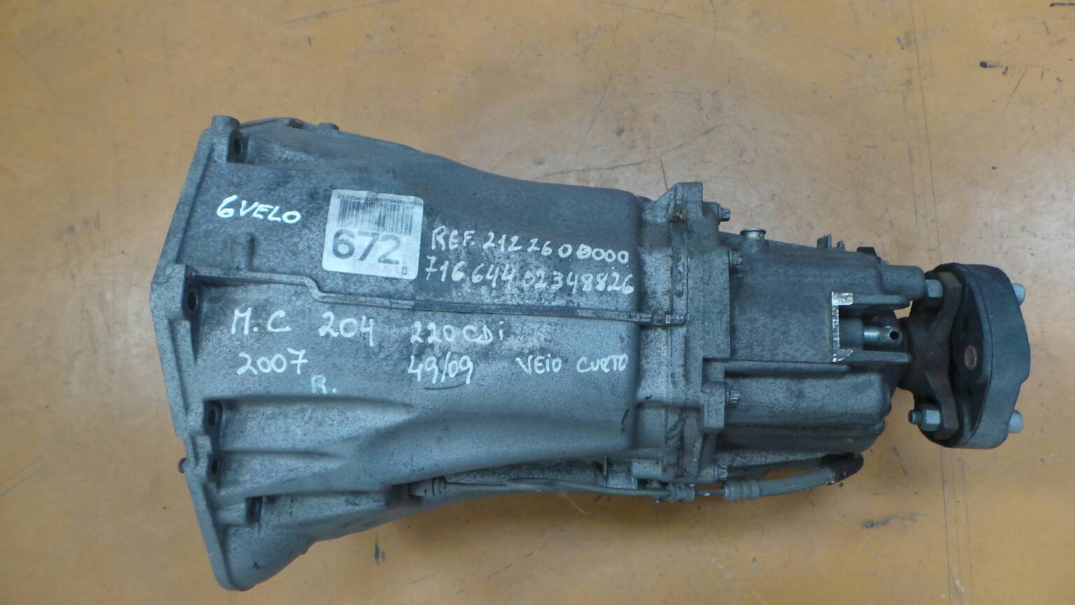 Manual gearbox MERCEDES-BENZ Classe C (W204)