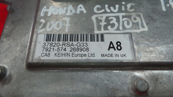 Calculateur /  Unité de contrôle moteur HONDA Civic VIII Hatchback (FN_, FK_) Imagem-2