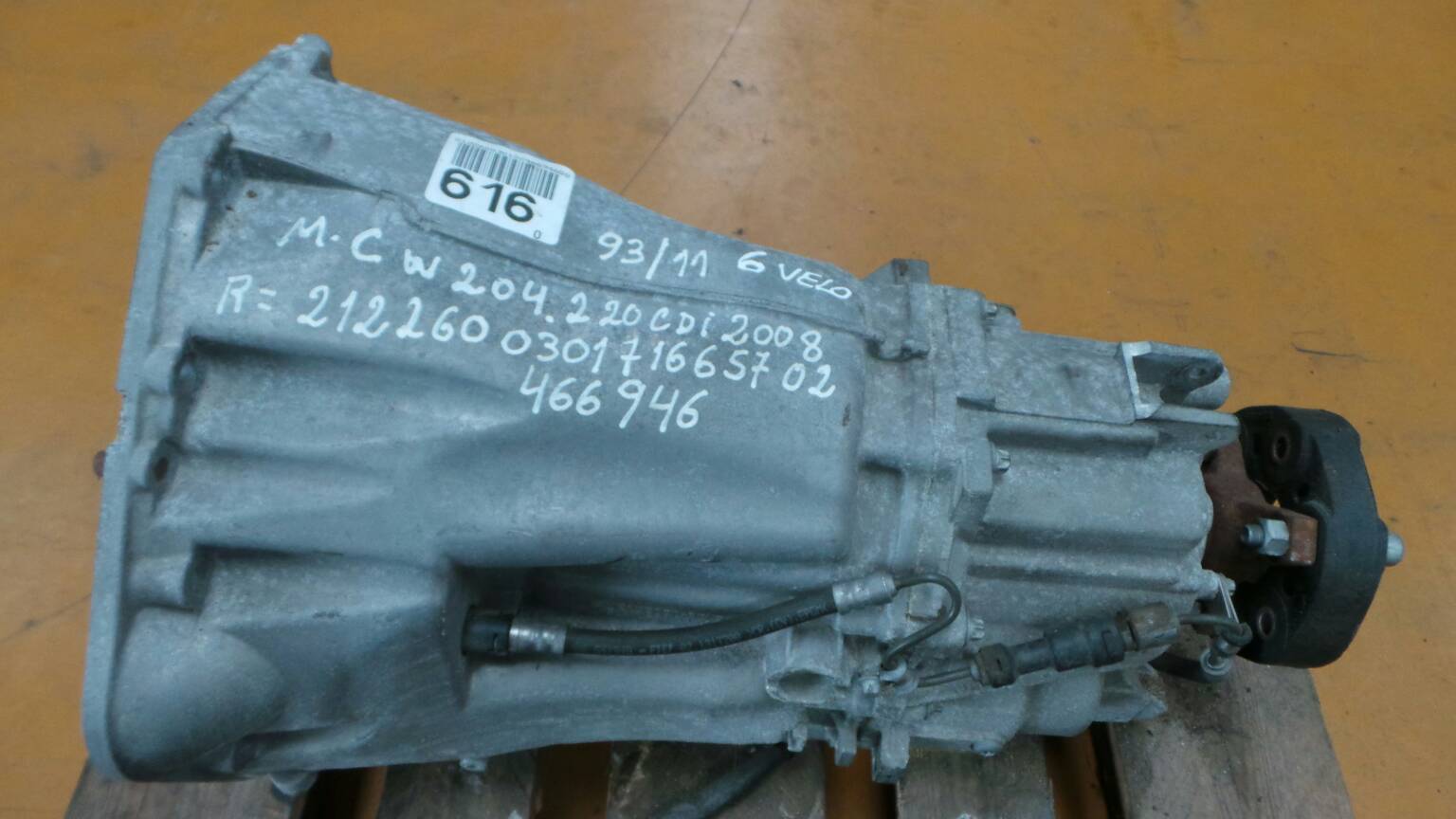 Boîte de vitesses manuelle MERCEDES-BENZ Classe C (W204) Imagem-1