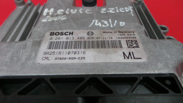 Calculateur /  Unité de contrôle moteur HONDA Civic VIII Hatchback (FN_, FK_) Imagem-2