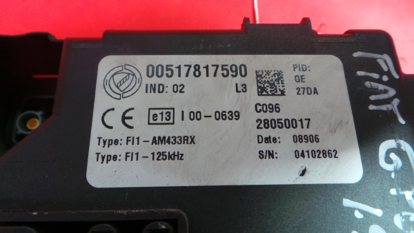 Boîte de fusibles / SAM / BSI FIAT Grande Punto (199_) Imagem-2