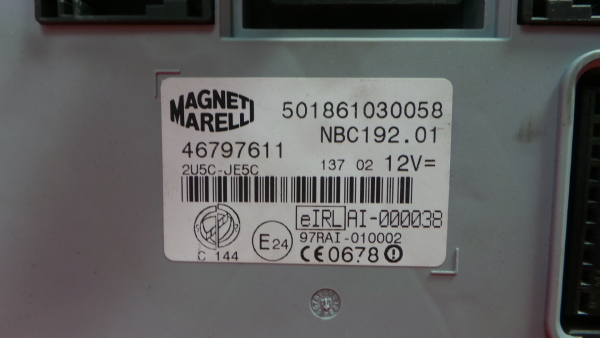 Scatola fusibili / SAM / BSI FIAT Stilo (192_) Imagem-2